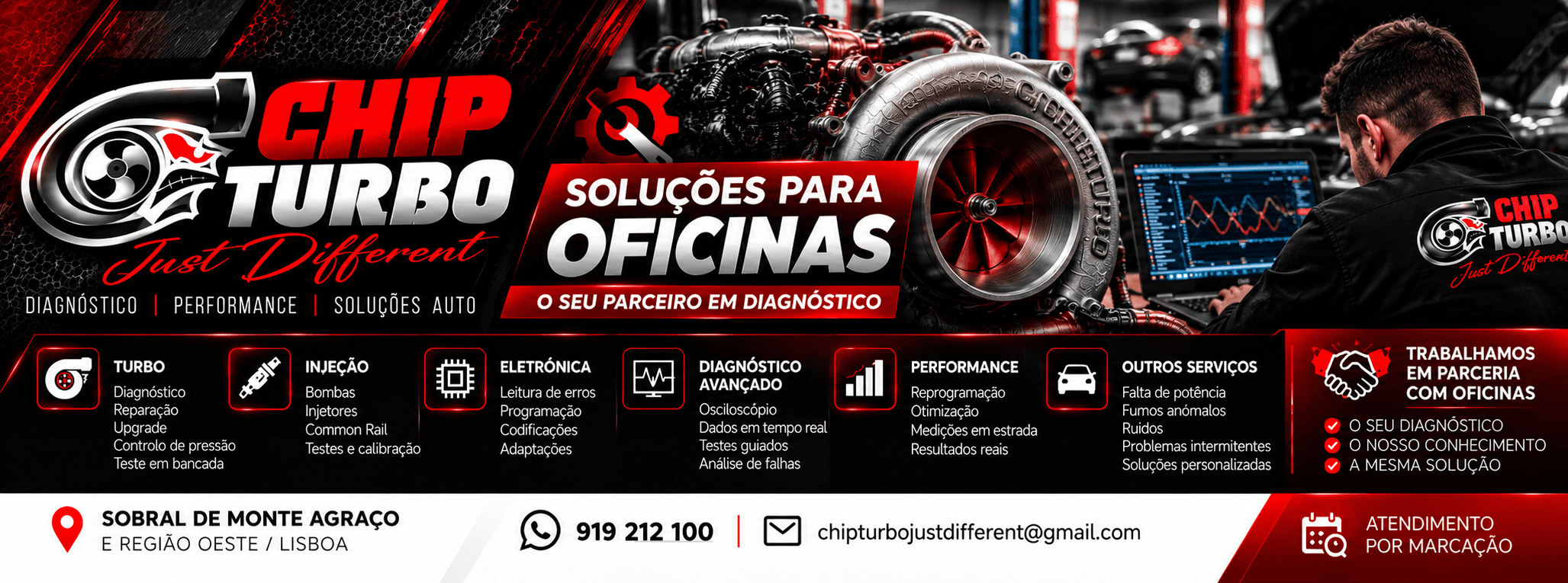 ChipTurbo - Diagnóstico, performance e soluções auto